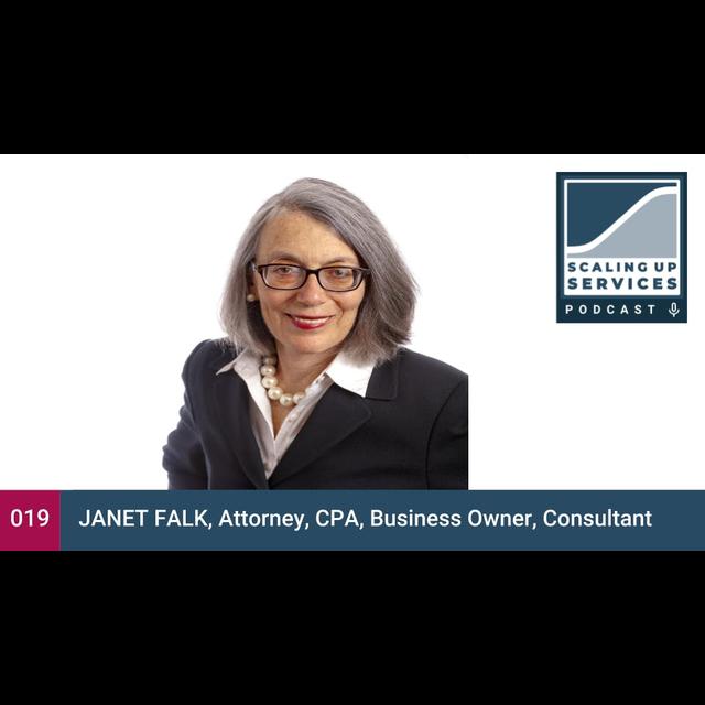 Janet Falk, Attorney, CPA, Business Owner, Consultant - podcast episode cover