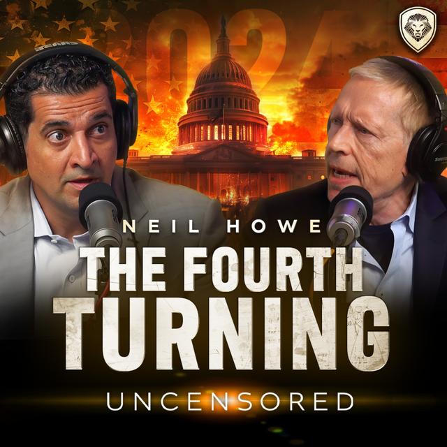 “History Comes In Patterns” Neil Howe: Civil War, Market Crashes, and The Fourth Turning | PBD Podcast | Ep. 441 - podcast episode cover