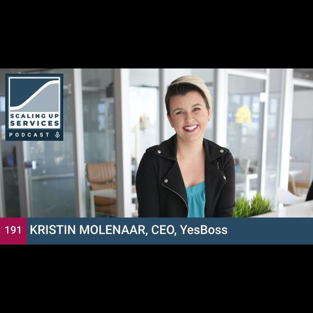 Kristin Molenaar, CEO, YesBoss - podcast episode cover