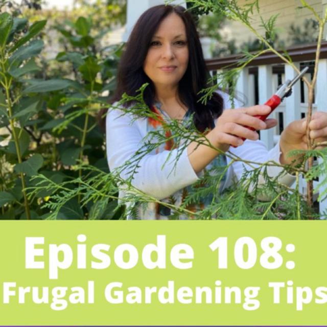 Frugal Gardening Tips - podcast episode cover