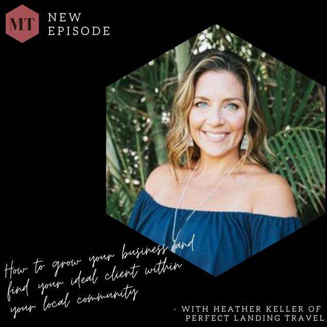40. How to grow your business and find your ideal client within your local community - podcast episode cover
