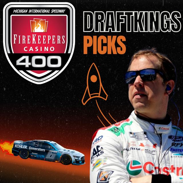 NASCAR Michigan Betting & DFS Picks: Firekeepers Casino 400 Best Values - podcast episode cover