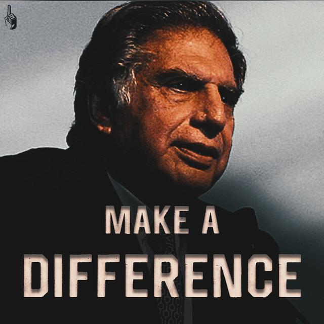 Ratan Tata Motivation | MAKE A DIFFERENCE | Success of TATA | 1 Minute Motivation - podcast episode cover