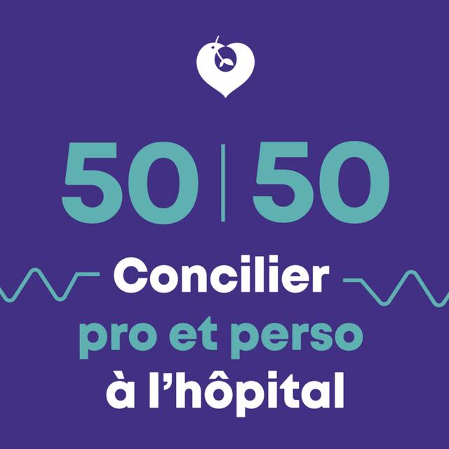 NOUVEAU PODCAST : 50/50 Concilier pro et perso à l'hôpital - podcast episode cover