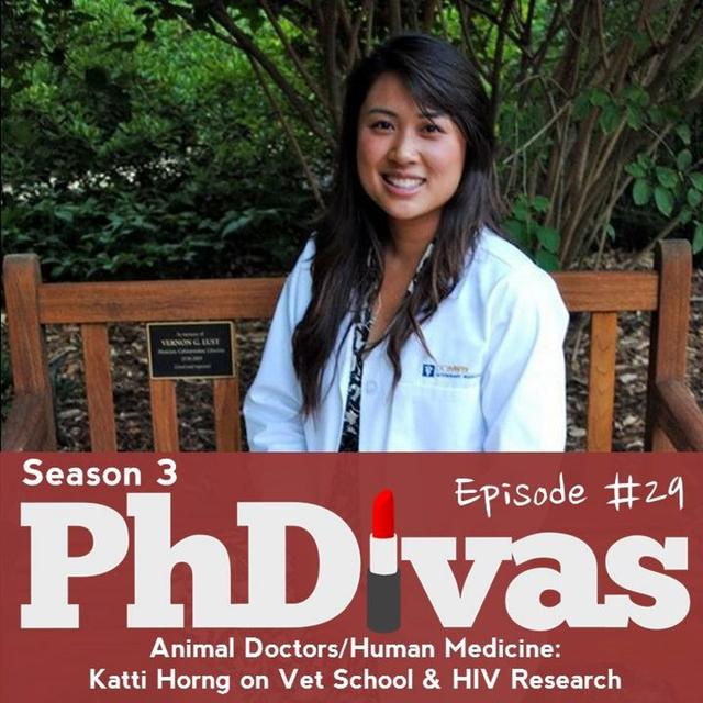 S03E29 | Animal Doctors/Human Medicine: Katti Horng on Vet School & HIV Research - podcast episode cover