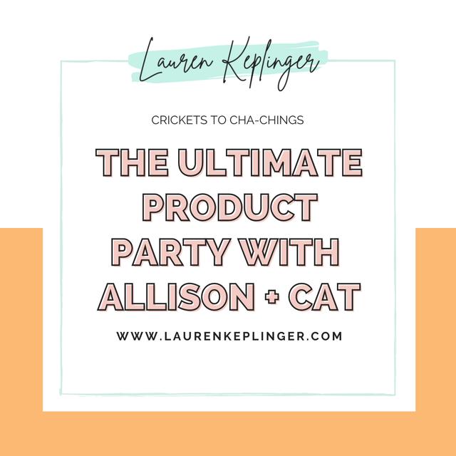 143. The Ultimate Product Party with Allison Carter and Cat Hildner - podcast episode cover