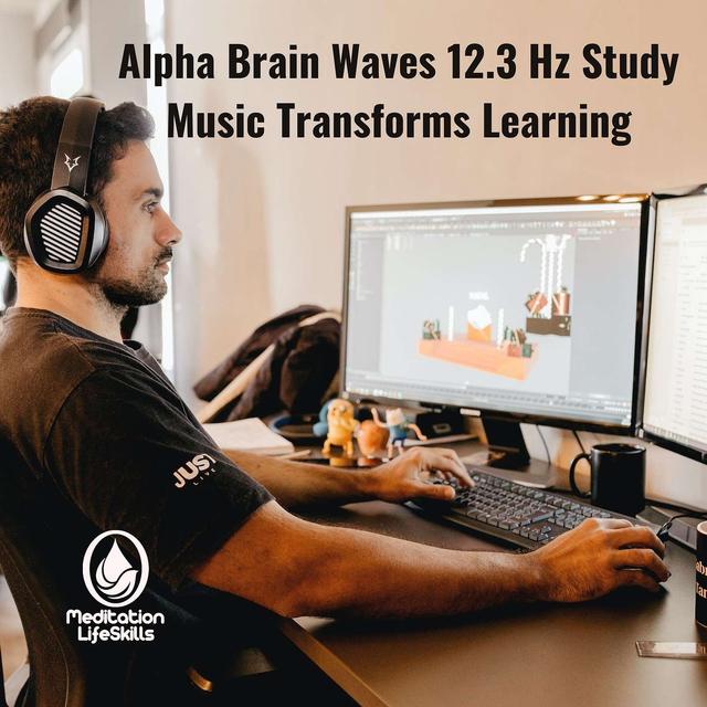 Alpha Brain Waves 12.3 Hz Study Music Transforms Learning - podcast episode cover