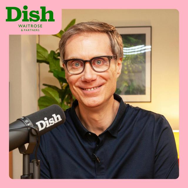 Stephen Merchant, smoked mackerel with spinach baked eggs and a rosé - podcast episode cover