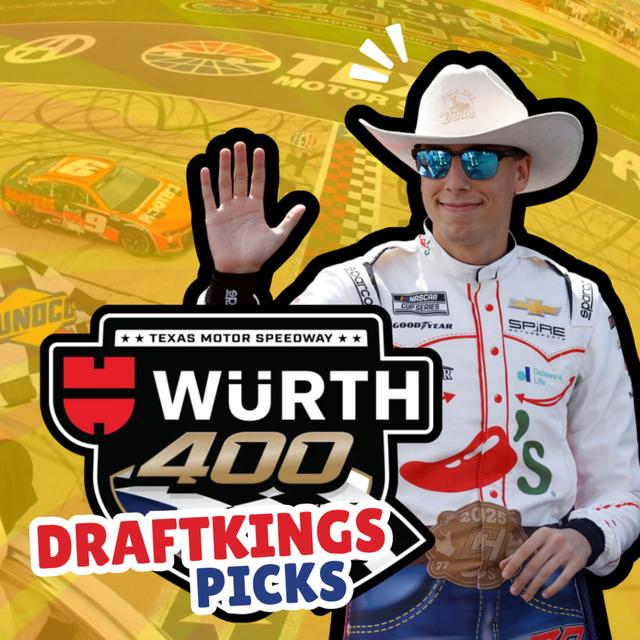 NASCAR Texas DFS Picks: Wurth 400 DraftKings Best Values - podcast episode cover
