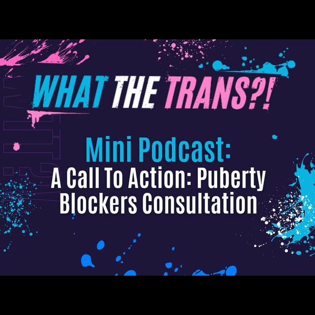 Mini Episode: A Call to Action - The Puberty Blockers Consultation - podcast episode cover