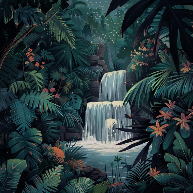 Tropical Forest Bath | Bathe in a Tropical Waterfall - podcast episode cover