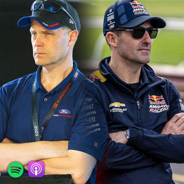 Exclusive chat with Jamie Whincup & Mark Rushbrook - podcast episode cover