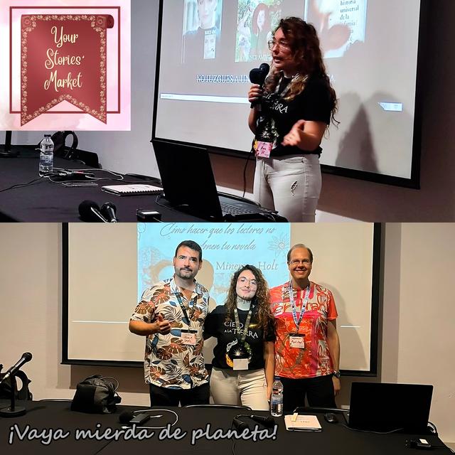 #26 «Cómo hacer que tus lectores no abandonen tu novela», charla de Minerva Holt en Yourstories Market - Episodio exclusivo para mecenas - podcast episode cover