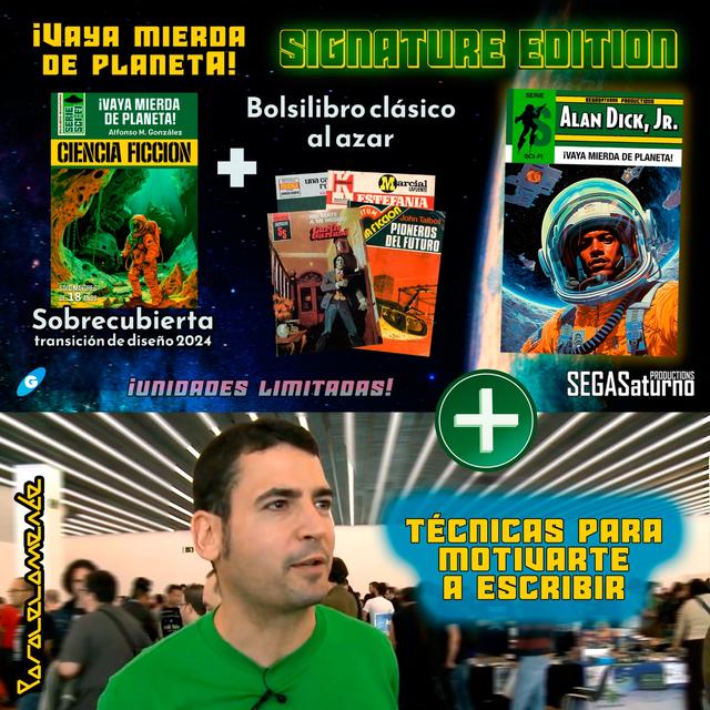 ESPECIAL - Técnicas para motivarte a escribir y preventa de «¡Vaya mierda de planeta!», la nueva novela de Alan Dick, Jr - Episodio exclusivo para mecenas - podcast episode cover