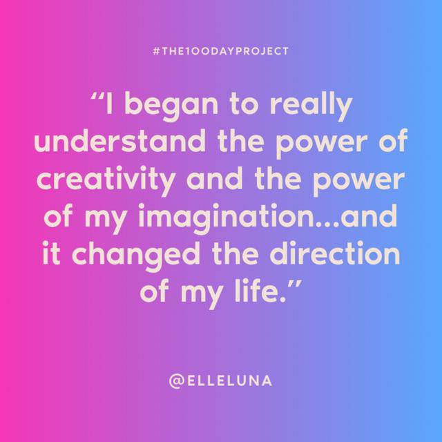 #The100DayProject with Artist + Author Elle Luna - podcast episode cover
