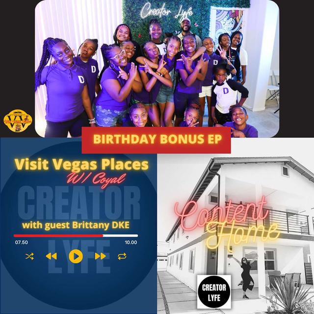 Las Vegas live the lyfe of a creator with content Queen Brittany Dke, owner of Creator Lyfe - podcast episode cover