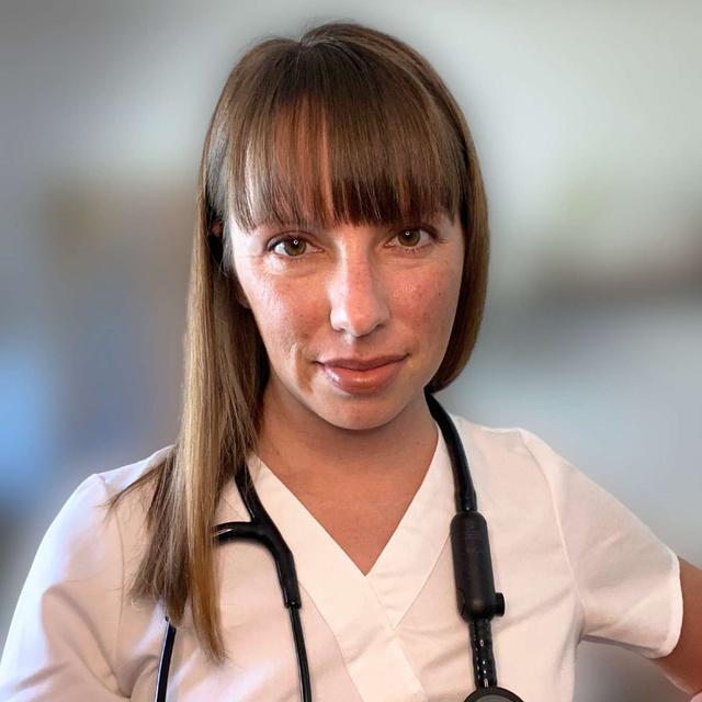 Host of the Up My Nursing Game Podcast, Annie Fulton - podcast episode cover