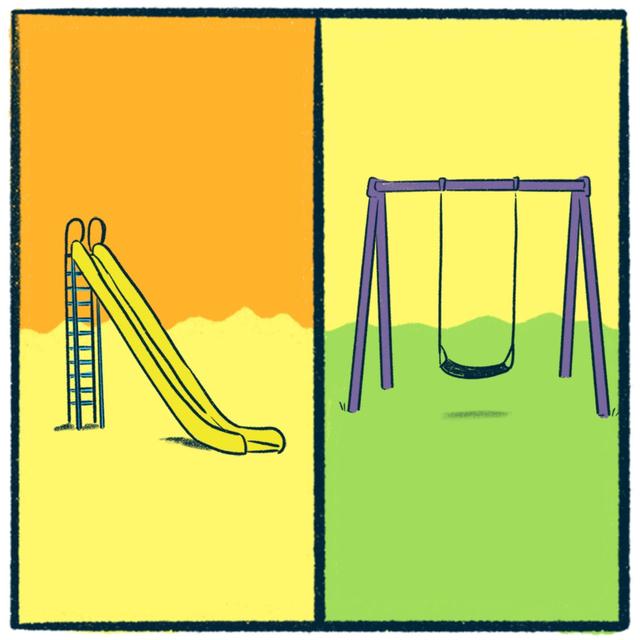 Slides vs. Swings: a playground debate - podcast episode cover
