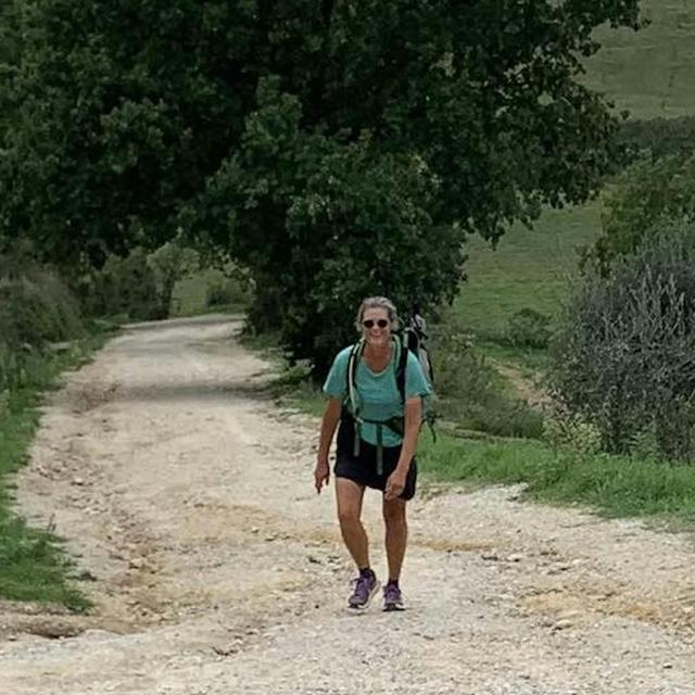 Author Lea Page: how to notice the small joys of pilgrimage - podcast episode cover