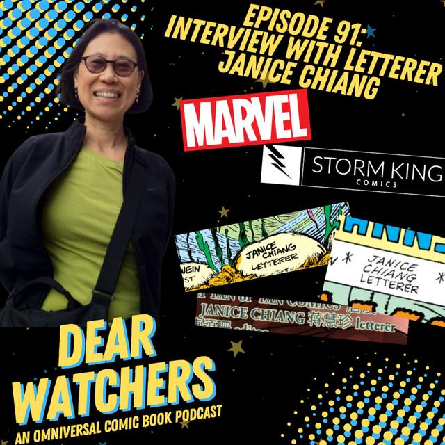 CREATOR INTERVIEW: Janice Chiang (comic book letterer for Marvel, DC, Storm King, & many more) *corrected audio issue - podcast episode cover
