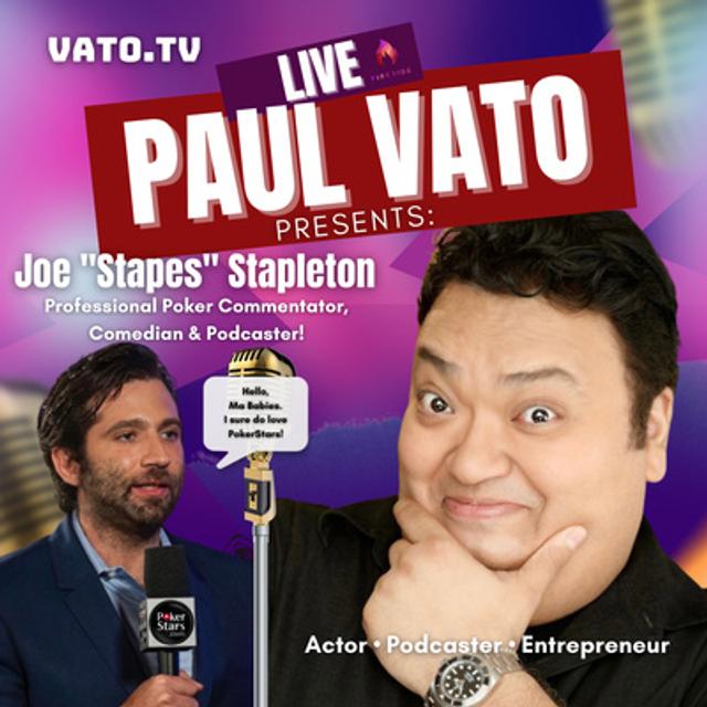 Joe "Stapes" Stapleton. Poker Commentator, Comedian & Podcaster Accidentally Reveals His Secret Addiction! - podcast episode cover