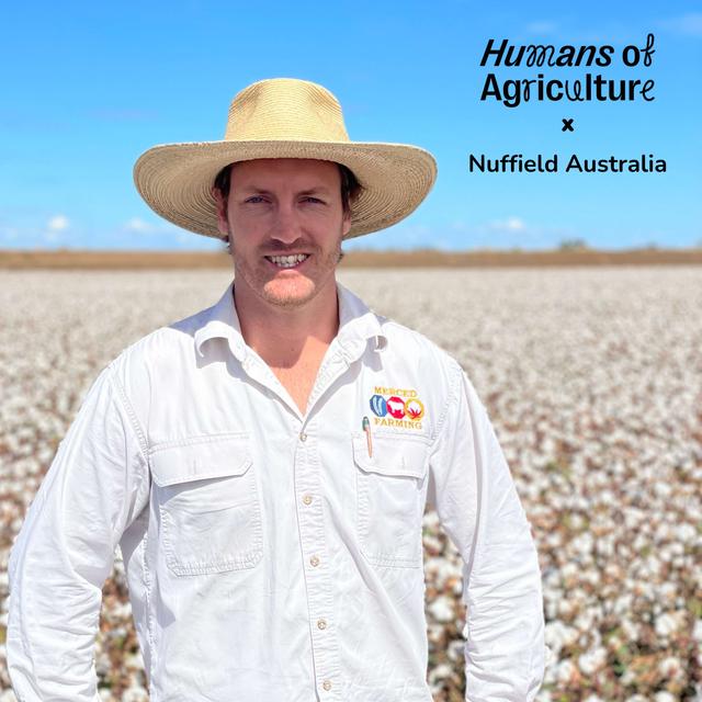 "Cotton now requires 97% less pesticides and 40-50% less water to grow a bale" with Nuffield Scholar Daniel Kahl - podcast episode cover