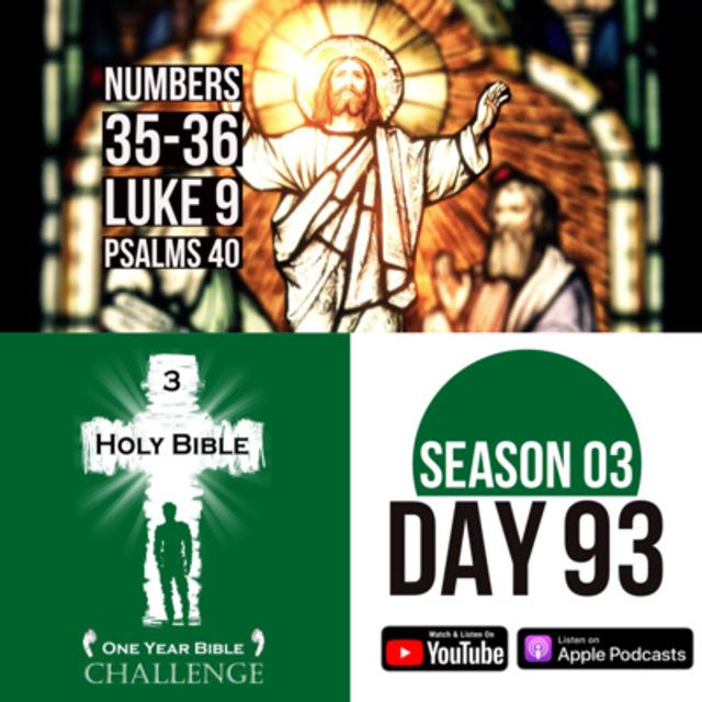 Day 93: God sets up laws for Murder | Jesus reveals his divine power to his closest followers - podcast episode cover