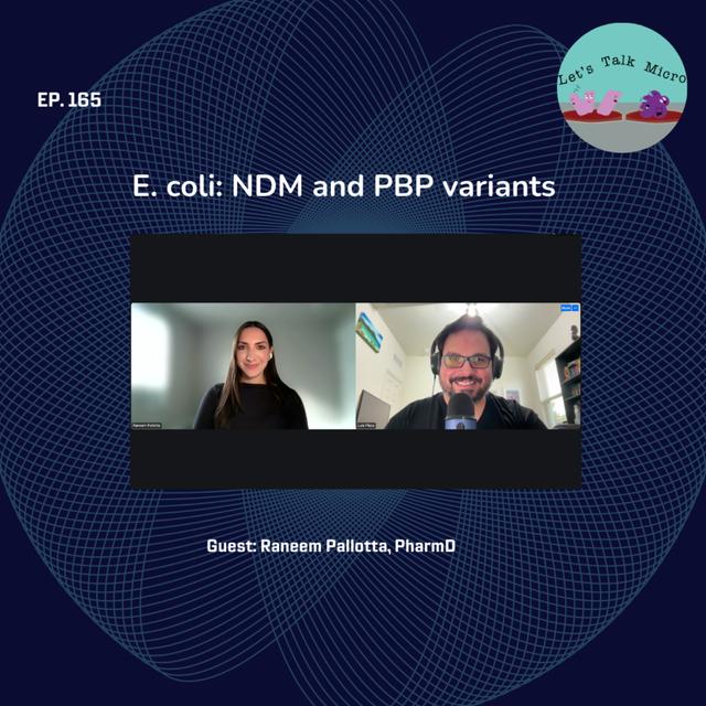 165: E. coli: NDM and PBP variants - podcast episode cover
