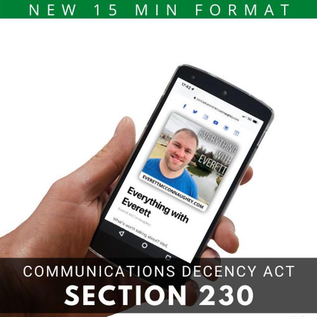 CDA SECTION 230 - podcast episode cover