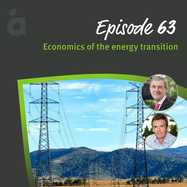Economics of the energy transition - podcast episode cover