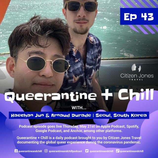 Binational (and new) couple Haechan & Arnaud in Seoul, South Korea - podcast episode cover