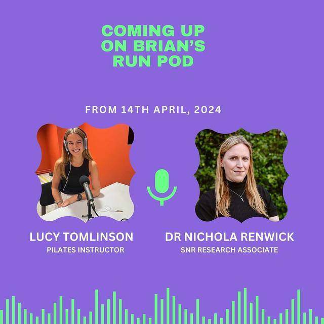Brian's Run Pod Trailer: The Science behind Sports Bras and the Elegance of Pilates. - podcast episode cover
