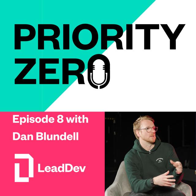 S1E8 Navigating the scaling journey with Gymshark's Engineering Director, Dan Blundell  - podcast episode cover
