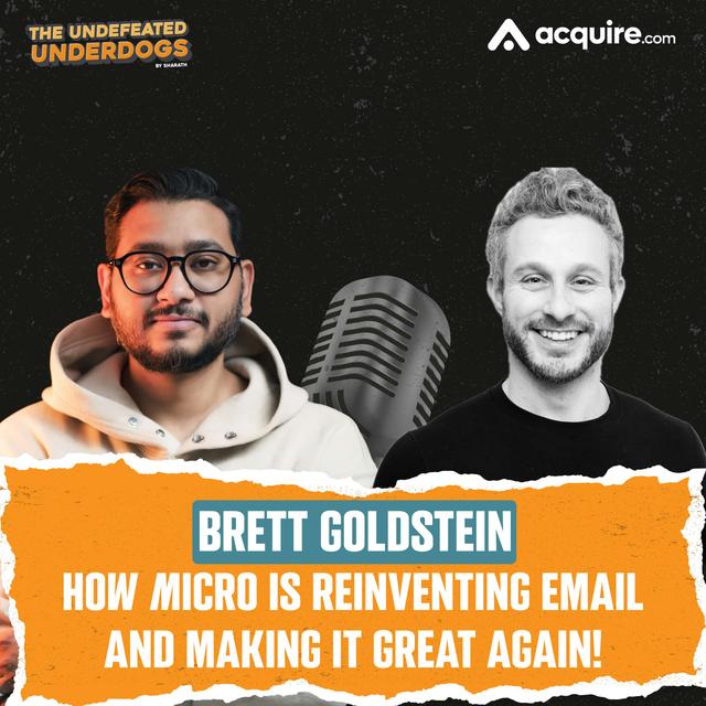 Brett Goldstein - How Micro is reinventing email and making it great again! - podcast episode cover