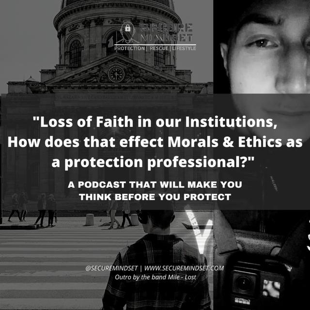 Morals - Ethics Loss of faith in our Institutions - podcast episode cover