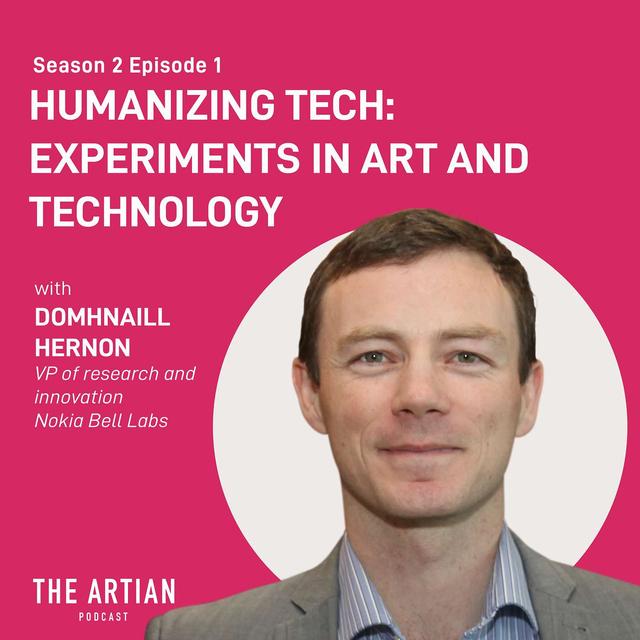 024 - Domhnaill Hernon. Humanizing Tech: Experiments in Art and Technology. - podcast episode cover