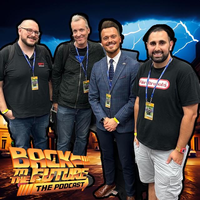 Back to the Future: The Podcast LIVE at Comicpalooza 2024 with Jeff Smith, Michael Carrell and Sean Tajipour - podcast episode cover