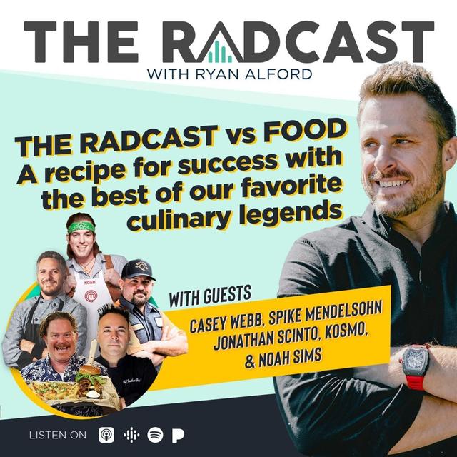The Radcast vs Food: A Recipe for Success with the Best of Our Favorite Culinary Legends - podcast episode cover