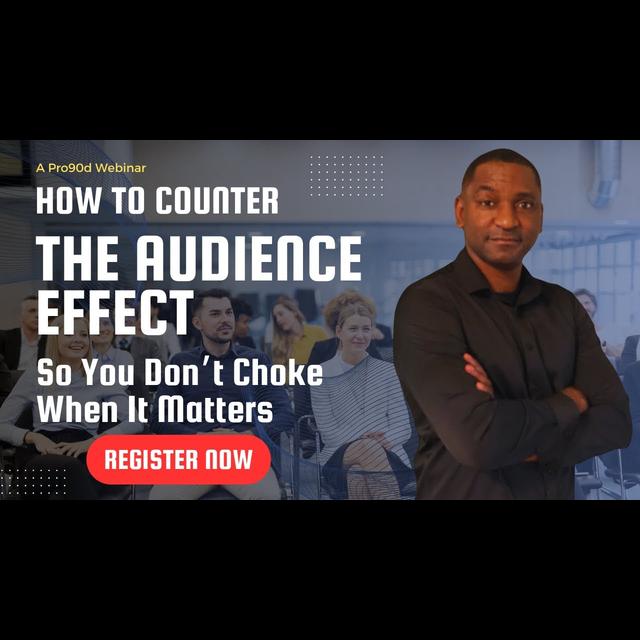 How to Counter the Audience Effect So You Don't Choke When It Matters | How to Stop Stuttering - podcast episode cover