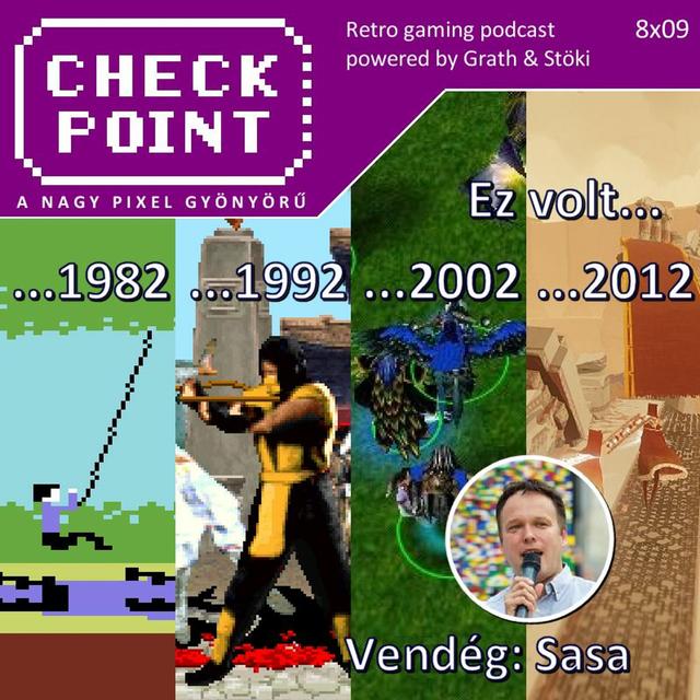 Checkpoint 8x09 - Ilyen volt a játékpiac 10, 20, 30, 40 éve - podcast episode cover