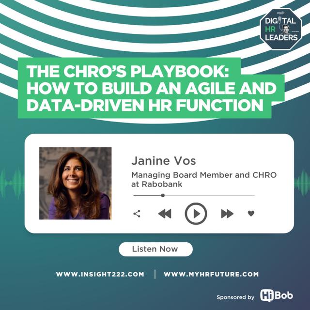 The CHRO’s Playbook: How to Build an Agile and Data-Driven HR Function (an Interview with Janine Vos) - podcast episode cover