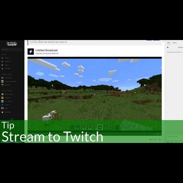 OMGcraft Tip: How to Stream to Twitch From Minecraft - podcast episode cover