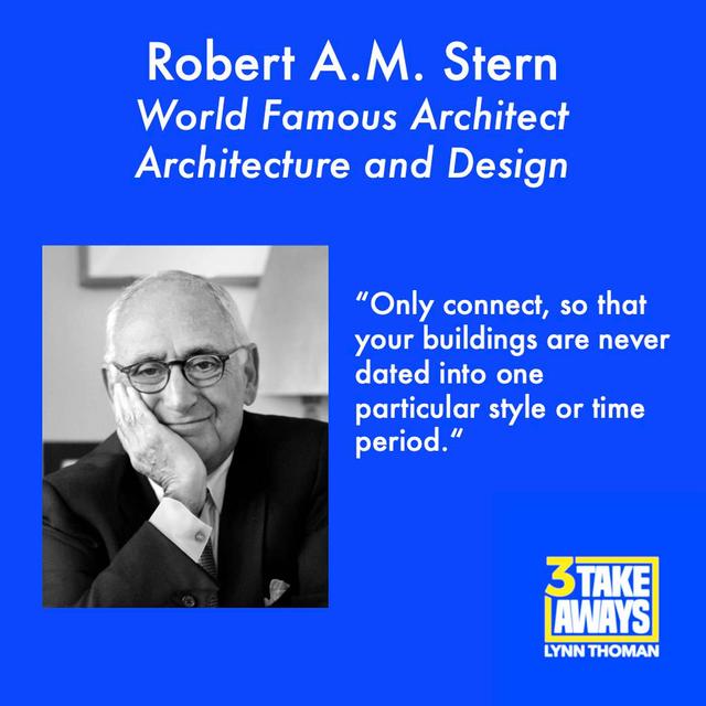World Famous Architect Robert A.M. Stern on Architecture and Design: What Makes His Buildings Special? (#91) - podcast episode cover