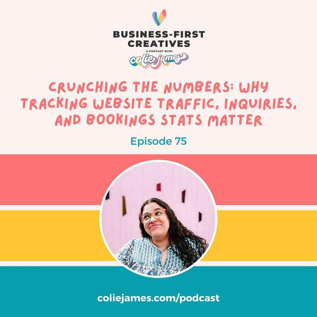 Crunching the Numbers: Why Tracking Website Traffic, Inquiries, and Booking Stats Matter - podcast episode cover