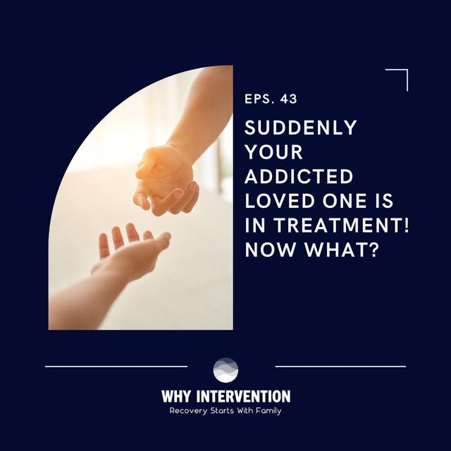 Suddenly Your Addicted Loved One Is In Treatment! Now What? - Episode 43 - podcast episode cover