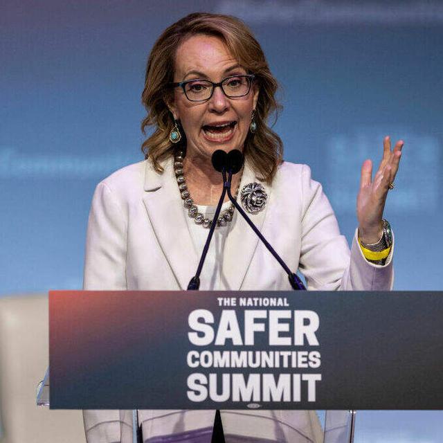 How Gabby Giffords is grappling with the rise in political violence - podcast episode cover