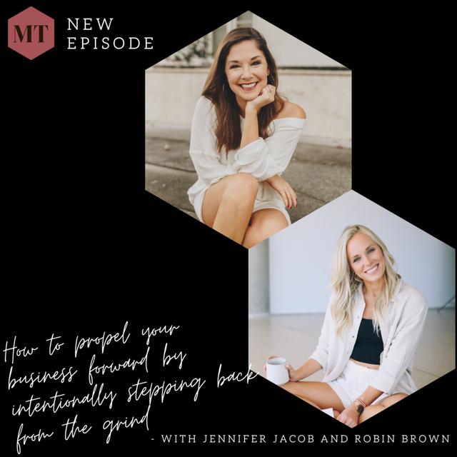 43. How to propel your business forward by intentionally stepping back from the grind - podcast episode cover