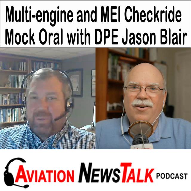361 Multi-engine and MEI Checkride Mock Oral with Jason Blair - podcast episode cover