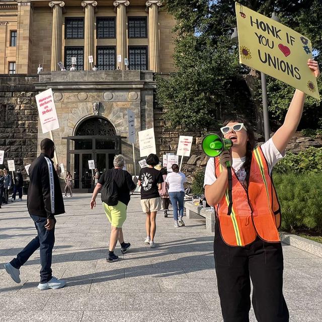 Philadelphia Museum of Art Strike - Interview with PMA Union - podcast episode cover