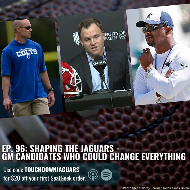Episode 96: Re-Shaping the Jaguars - GM Candidates Who Could Change Everything - podcast episode cover